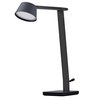 Black & Decker Desk Lamp with Qi Wireless Charger, Automatic Circadian Lighting + 16M RGB Colors LED2200-QI-BK